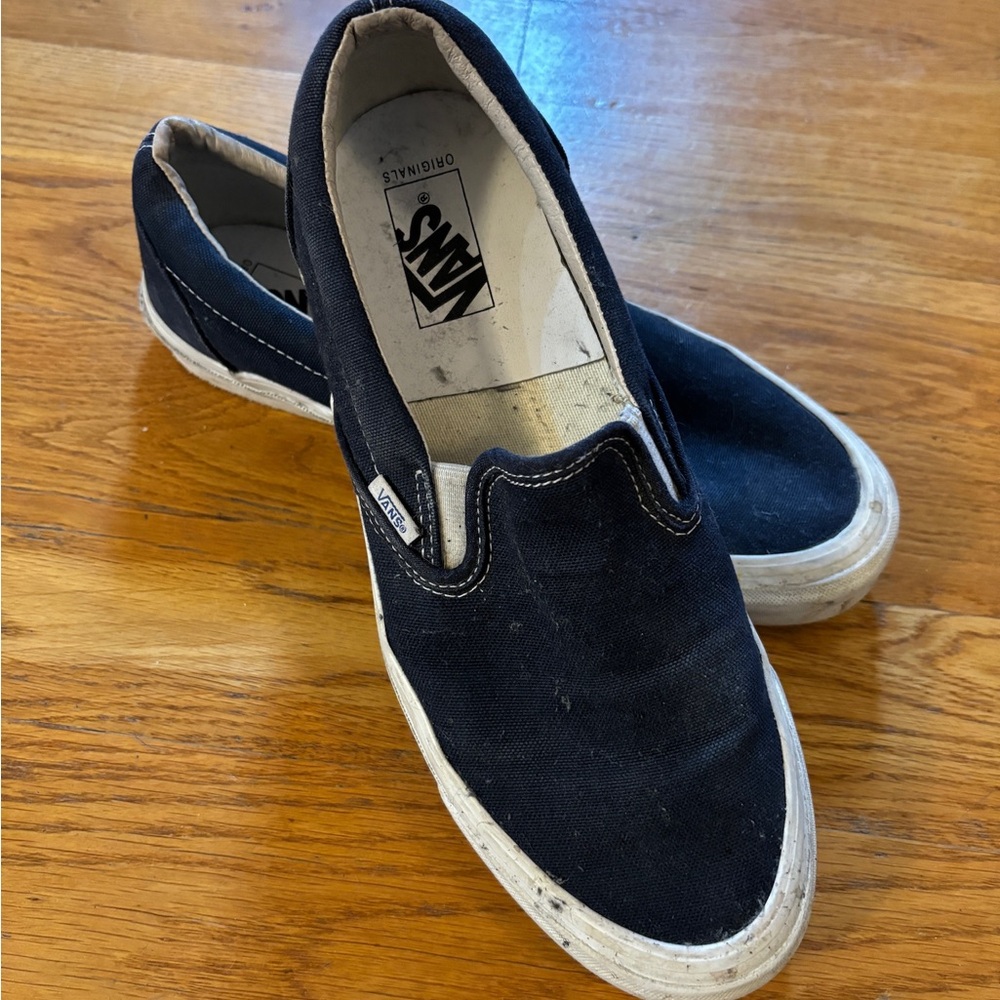 Vans navy blue Slip-On Sneakers